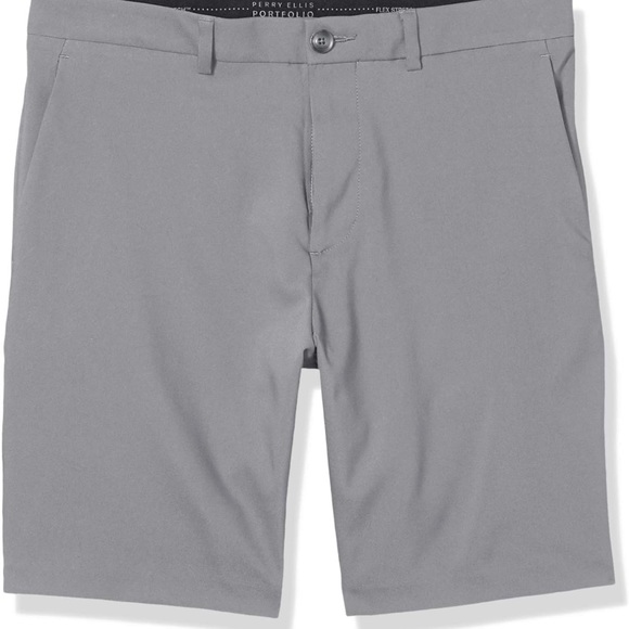 Perry Ellis Flat Front Performance Stretch Men’s Golf Shorts - Picture 3 of 8